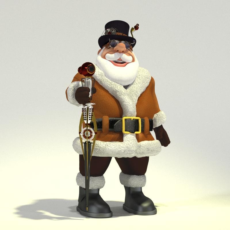 Steampunk Santa by Meshbox 